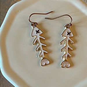 Fishbone Earrings